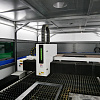FL-L2040FHR-8000-D220-IPG Лазерный станок для резки листового металла и труб с кабинетной защитой