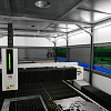 FL-L1530FHR-20000-D350-Raycus Закрытый лазерный станок для резки листового металла с труборезом
